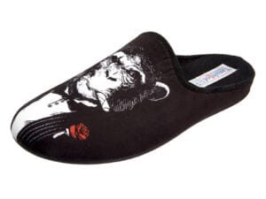 MENS MULE SLIPPER IN SOFT FLEECE 5556406 Mens Mule Slippers