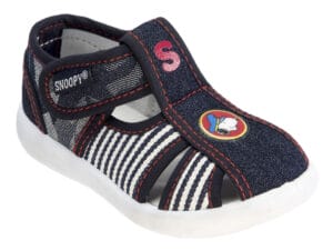 SNOOPY BOY CANVAS SANDAL  0616107 Snoopy Sandals