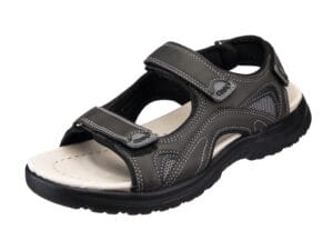 SANDALO UOMO IN PELLE SINTETICA VELCRI 9142305 Sandali Uomo