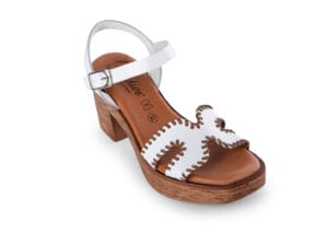 DAMEN ZWEIFARBIGE LEDERSANDALE 0252163 Sandalen Damen