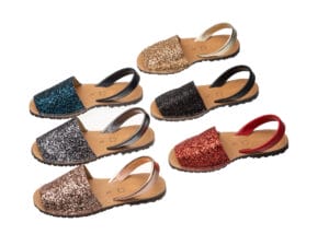 MINORCHINA PELLE GLITTER 0552188 Sandali Donna
