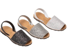MINORCHINA PELLE GLITTER FROZEN 0552543 Sandali Donna